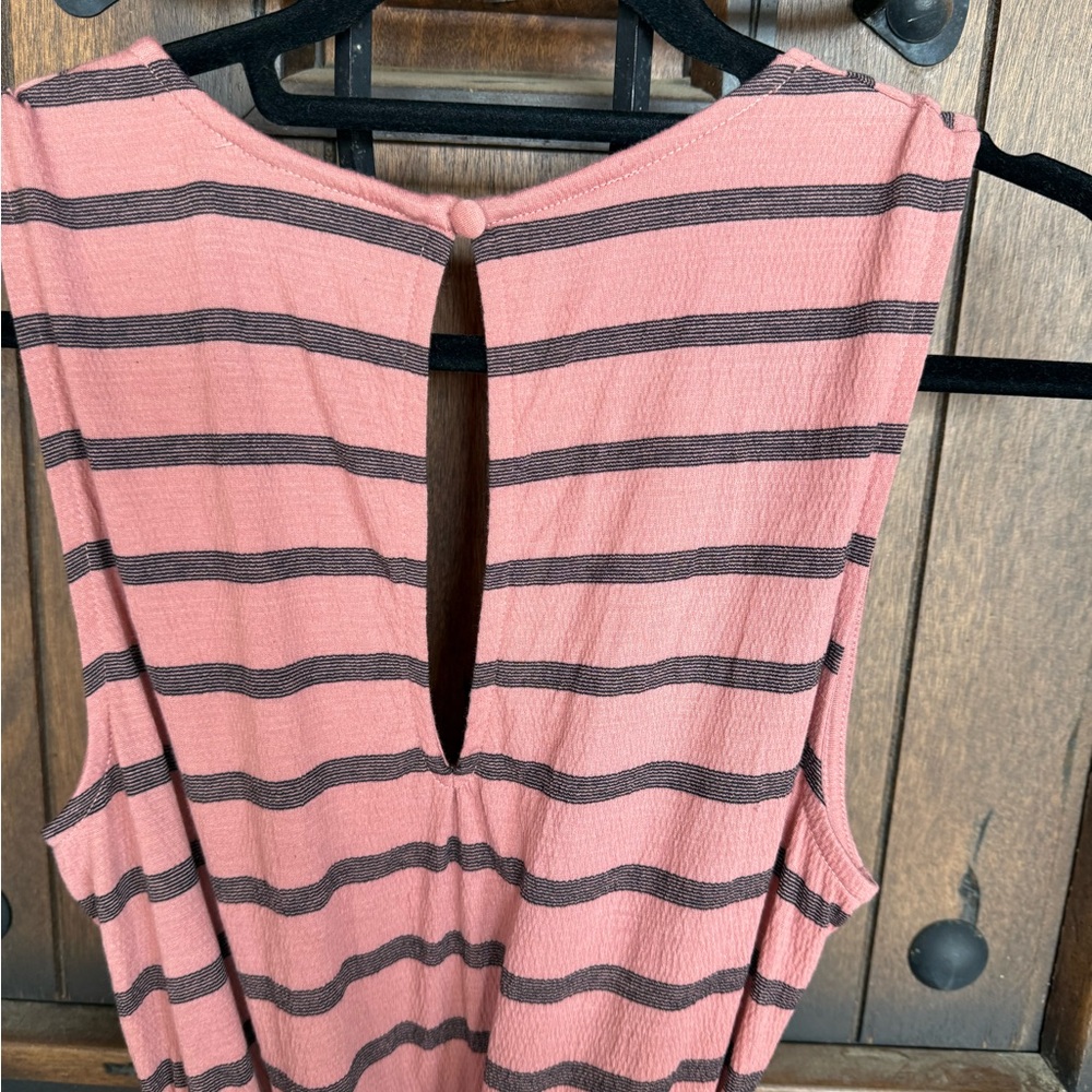 Torrid Pink and Black Striped Jumpsuit - Picture 5 of 7